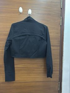 Black Cropped Jacket