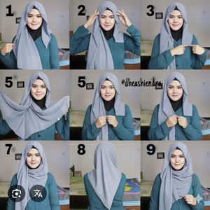 Chic Triangular Scarf/Shawl (Set Of 7)