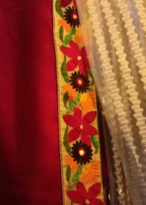 Beautiful Red Colour Saree
