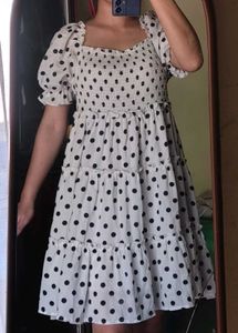 Polka Dot Tiered Dress