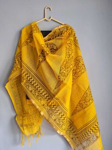 Yellow &amp; Grey Salwar Kameez Unstitched FABRIC NEW