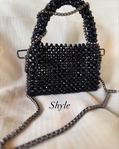 Handmade mini Pearl /beaded Bag