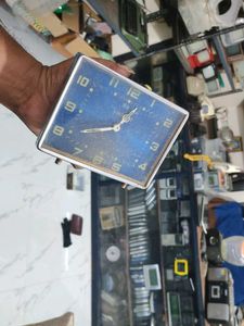 Vintage Table Clock with Date &amp; Alarm