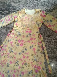 Floral Print Kurta