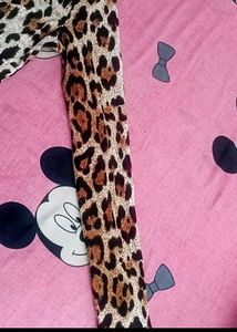 Shein Leopard Print Top