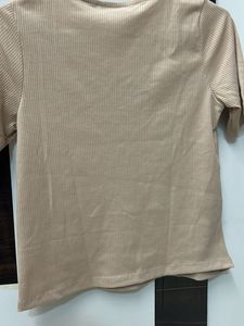 Ribbed Square Neck Top