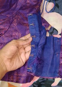 New Silk Saree With Stitched Blouse