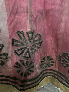 Designer Anarkali With Net And Patch Work Duppata