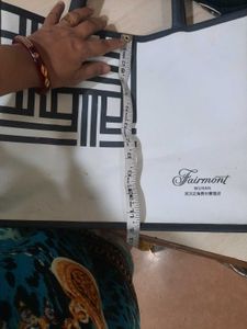 Geometric Print Tote Bag