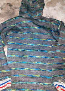 Striped Casual Hoodie