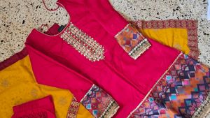 Embroidery Ethnic Suit