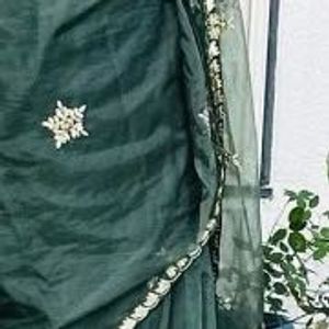 Elegant Green Saree