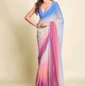 Alia Bhatt Saree | Multi Colour