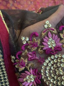 Party Wear Heavy Embroidery Saree