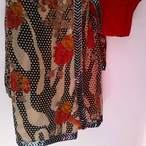 Simple Sequence Work Saree
