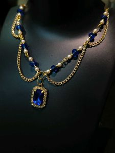 Blue Bliss Fairycore Necklace
