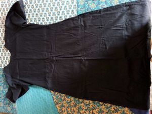 Embroidered Black Kurta