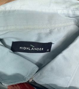HIGHLANDER Sky Blue Slim Fit Shirt
