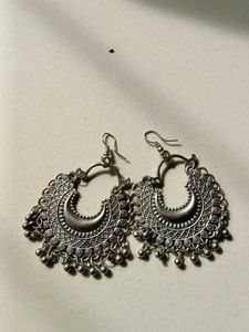 Bohemian Silver Earrings