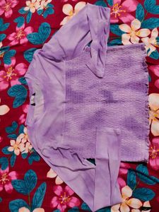 Purple Tie-Dye Crop top