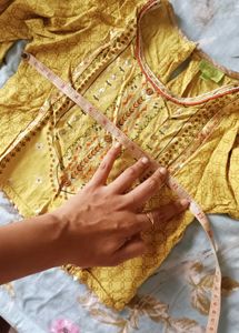 Girls&#39; Yellow Top &amp; Palazzo Set