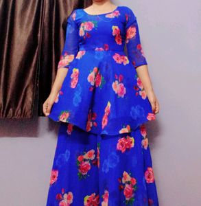 Frock With Plazo ❤️