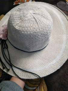 pink rose korean style hat