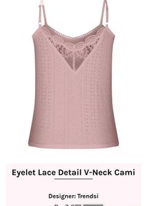 SHEIN Frenchy Lace Cami Top