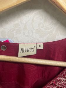 NEERU’S Maroon Long Frock
