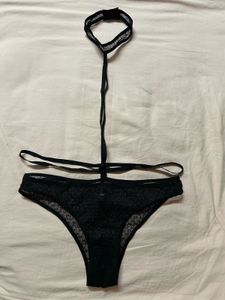 Black Lace Lingerie Set