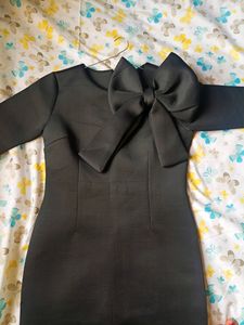 Little Black Bow Dress