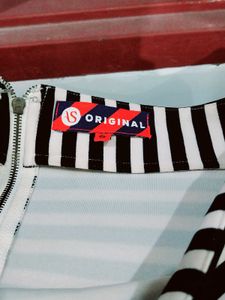 Striped Pencil Skirt