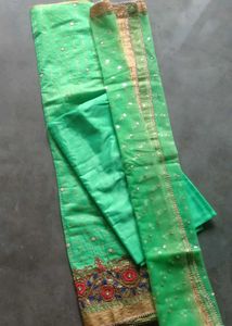 Green Embroidered Salwar Kameez