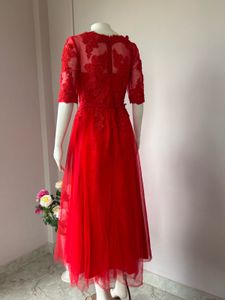 Red Lace Gown
