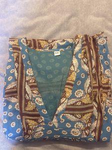 Patterned Midi Dress