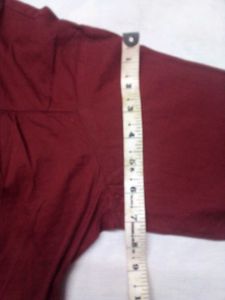 Maroon Cotton Shirt