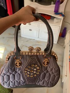 Grey Hand Bag
