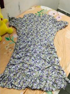 Floral Print Mini Dress