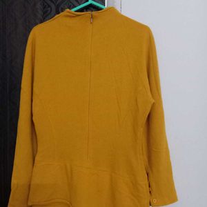 Mustard Wool Dress