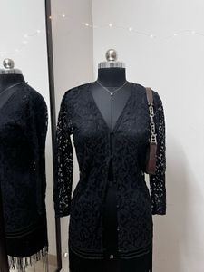H&amp;M Black Shrug