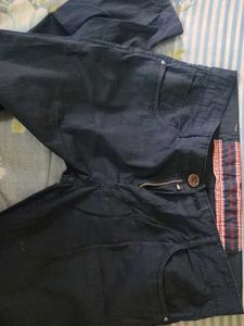 Men&#39;s Navy Blue Casual Pants