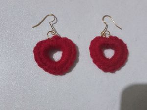 Red Heart Earings ❤️