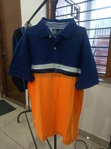 Multi Colour Collar Tshirt