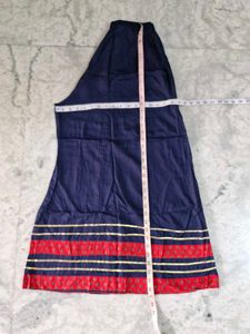 Red &amp; Blue Kurta Set