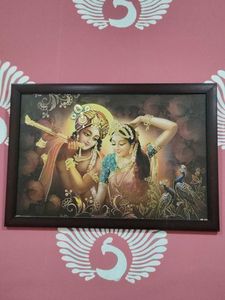Radha Krishna Framed Art