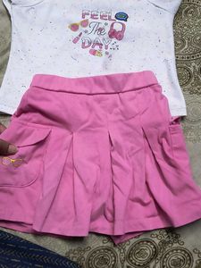 Hot Pink Tulle Party Dress Combo