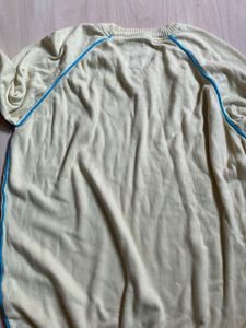 butter yellow sweatshirt
