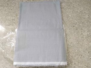 Gray &amp; White Gingham Fabric - New