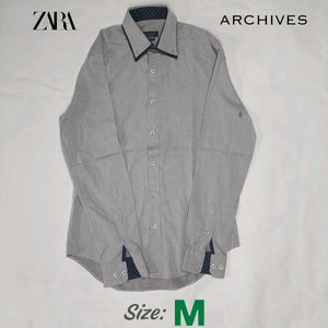 ZARA MAN Grey Shirt