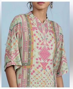 Aarke Ritu KumarGeometric Print StraightKurta Set